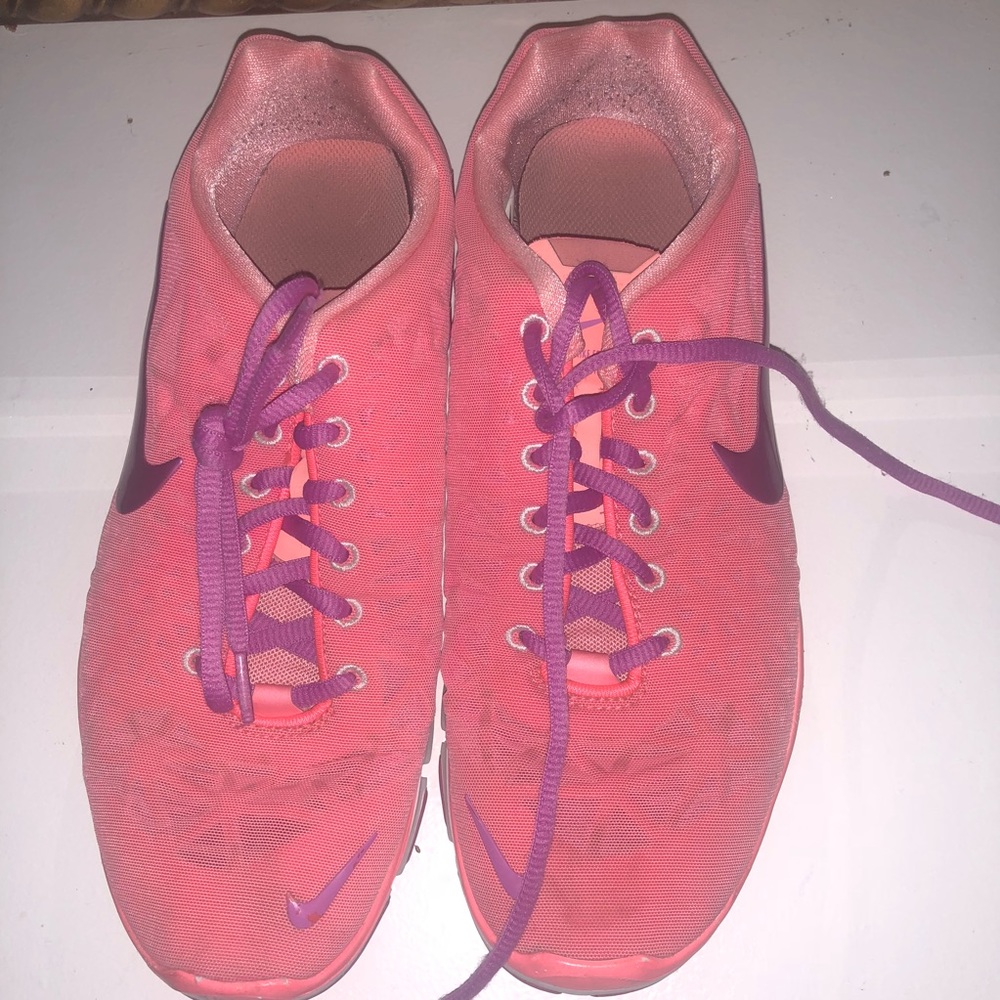 Pink Nike Free Runs